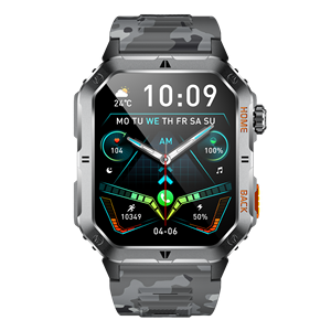 Montre connectée MT62 IP67, tracker d'activité, appels vocaux, réveil, comptage des pas, suivi des calories, surveillance du sommeil, sports, écran IPS 50 mm - Product Image 4