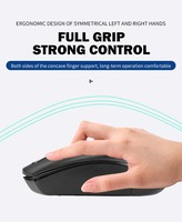 Nouveau clavier et souris de jeu sans fil rétroéclairés par LED FV-730 2025, ultra-mince, 2,4 G, pour ordinateur de bureau