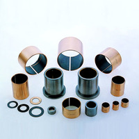 12/8*6*7 SF-1B PAP P11 Bronze dos PTFE douille autolubrifiante, roulement à douille lisse Composite, roulement sans huile Bronze DU Bush
