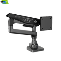 Support de moniteur Kaloc Rgb Shining avec 5 réglages de couleur pour bureau, support de moniteur Vesa réglable pour écran unique de 17 à 42 pouces