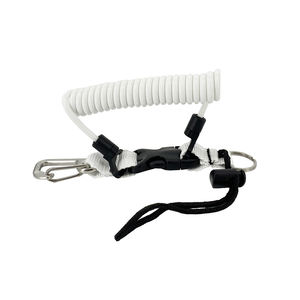 Lanière de bobine de fil d'acier inoxydable avec le mousqueton pour l'équipement sous-marin de <span class=keywords><strong>photo</strong></span> de caméra - Product Image 2