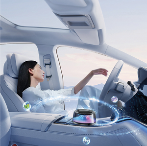 ऑटो लक्जरी जेल एयर फ्रेशनर डिस्पेंसर सौर पैनल होटल घरेलू टेबलटॉप कार एयर प्यूरीफायर क्लाउड 7 रंग सुगंध डिफ्यूज़र - Product Image 3