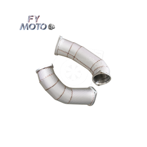 Tuyau d'échappement pour <span class=keywords><strong>BMW</strong></span> M5 F90 S63M X5M (F95) X6M (F96) 2022 + Modèles avec V8 <span class=keywords><strong>Twin</strong></span> Turbo avec bouclier thermique - Product Image 6
