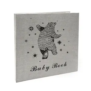 Little Baby Memory Book Benutzer definierter Druck erste 5 Jahre Baby Book Unisex Andenken Journal Sammelalbum Fotoalbum moderne Baby Geschenk