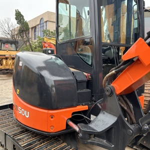 Excavatrice sur chenilles Hitachi ZX50U d'occasion, nouvelle arrivée, conception originale, livraison rapide, moteur, boîte de vitesses, pompe, roulement, 5,33 tonnes - Product Image 4