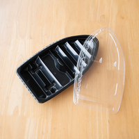 Récipient alimentaire en plastique jetable Sushi Boat Box pour apéritif Plats Chip Restaurant ou Maison