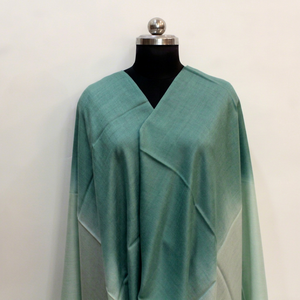 Tie Dye Rayon <b>Shawl</b> Wrap Women's Scarf Capelet Green Gradient V Neck for Party <b>Wedding</b> Casual Wear - Product Image 1