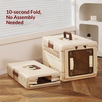 Sac de transport portable pour animaux de compagnie, grande capacité, pliable, pour chat et chien, cage respirante, transporteur aérien, en PP et PU, disponible en petite taille