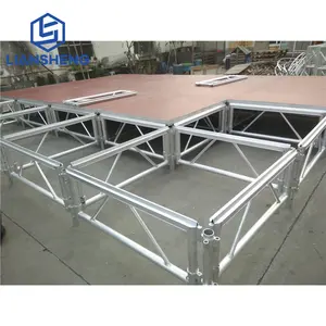 Diskon besar panggung aluminium portabel panggung rangka panggung Liansheng dengan pengalaman 15 tahun