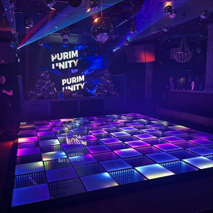 Led Magnetic Dance Floor For Wedding Party Nightclub Event Stage 3d Infinity Mirror Effect With Remote Control <b>System</b> - Product Image 1