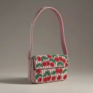 Pochette à monnaie douce faite à la main avec broderie sac à main compact perlé pour filles sac à main perlé par mohsin artisanat - Product Image 1