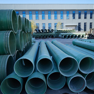 Fiberglass Reinforced Plastic Pipe Green Rotational Molding Multiple Sizes For Ventilation And Industrial Use - Product Image 2