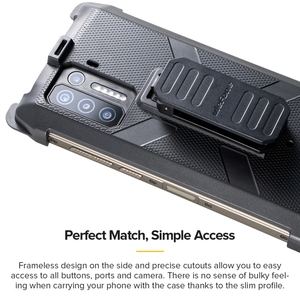 เคสโทรศัพท์สำหรับ <span class=keywords><strong>Ulefone</strong></span> <span class=keywords><strong>Power</strong></span> <span class=keywords><strong>Armor</strong></span> 16 <span class=keywords><strong>Pro</strong></span>, เคสป้องกันมัลติฟังก์ชัน TPU + PC พร้อมคลิปด้านหลังและเคสโทรศัพท์มือถือคาราบิเนอร์ - Product Image 5