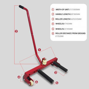 Carrello per pneumatici regolabile per officina, <span class=keywords><strong>Garage</strong></span> - Product Image 3