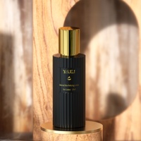 Flacon en verre à émulsion liquide, avec ligne verticale, pour essence, lotion, crème, avec pulvérisateur à pression, flacon séparé