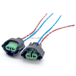 H11 H8 dişi adaptörler kablo demeti soketleri H11 far ampulü konnektörü için ön far sis lambası