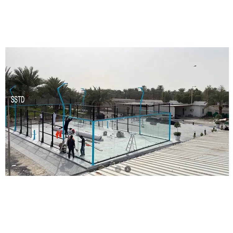 2022 New Design Padel Tennis Court Panoramic Sport Paddle Tennis Platform Court With Great Price