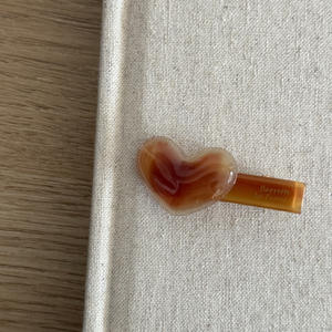 กิ๊บติดผมอะซิเตทสีเจลลี่หรูหรา กิ๊บติดผมรูปหัวใจหวานๆ สำหรับเด็กผู้หญิง - Product Image 4