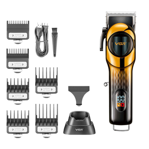 <span class=keywords><strong>VGR</strong></span> 002 เครื่องตัดผมไฟฟ้าแบบชาร์จได้ระดับมืออาชีพ <span class=keywords><strong>VGR</strong></span> 166 ปั<span class=keywords><strong>ต</strong></span><span class=keywords><strong>ต</strong></span>าเลี่ยนไร้สายพร้อมอุปกรณ์จัดแต่งทรงผมแบบปรับใบมีดได้ - Product Image 4