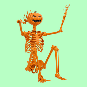 Decoraciones de Halloween 2024, Accesorios para Casa Embrujada, Esqueleto Animado con Articulaciones Móviles, Esqueleto de Halloween de Alta Calidad para Fiestas - Product Image 2