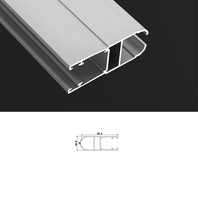 6063 T5 decoración del hogar ventanas y puertas Fram extrusión perfil de aluminio para África Comoras Ghana mercado