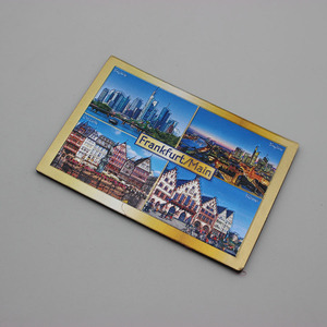 Imán de Refrigerador de Aluminio con Diseño de <span class=keywords><strong>Frankfurt</strong></span>, Alemania, Recuerdo - Product Image 4