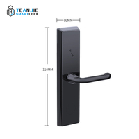 Carte mémoire intelligente WiFi Zinc Alloy TTHotel App Magnetic Smart Lock Keyless Electronic Hotel Room Card Door Lock