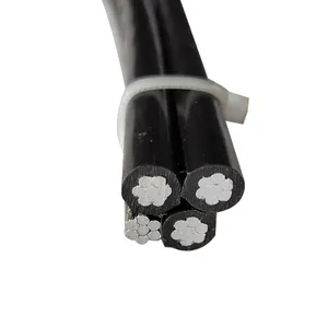 ICEA Standard AAAC ACSR AAC Conductor XLPE Insulated Overhead Self Supporting ABC Cable