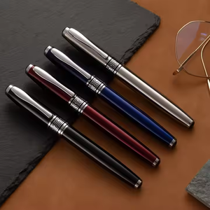 Set Pena Logam Mewah 2026, Cetak Kustom, Ukiran Logo, Hadiah Bisnis, Pena Roller Ballpoint Logam Pabrik - Product Image 2