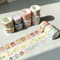 Ruban Washi Personnalisé Imprimé avec Faible MOQ, Ruban Adhésif Décoratif Personnalisé avec Logo pour Marquage et Projets DIY, Vente en Gros