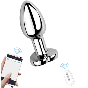 APP Remote Control <b>Anal</b> Vibrator LED Light <b>Anal</b> <b>Plug</b> Sex Toys Luminous Vibrating <b>Butt</b> <b>Plug</b> for Adult - Product Image 2