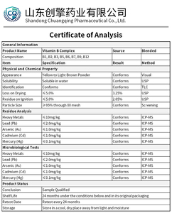 OEM ODM 维生素 B 复合粉 能量补充 细胞健康营养补充剂 免疫健康 天然成分 - Product Image 2
