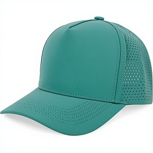หมวกแก๊ปทรง Trucker 6 แผง แบบ Unisex สีพื้น ปรับขนาดได้ ระบายอากาศดี ผ้าตาข่าย 100% ผ้าฝ้ายซาติน เหมาะสำหรับกิจกรรมกลางแจ้ง ฤดูใบไม้ผลิ ฤดูร้อน สวมใส่สบายๆ - Product Image 1