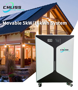 Kit solaire complet 6kW/16kWh : onduleur + contrôleur + batterie tout-en-un, double charge depuis les panneaux solaires ou le réseau AC - Product Image 2