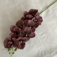 Kunstmatige Europese handgemaakte vlinderorchidee zijden bloemstengel met hoge simulatie voor thuis, bruiloft, fotografie en decoratie