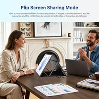 Monitor Portátil Dual de 18.5 Pulgadas con Múltiples Interfaces, DP, HDMI, USB C, Triple Puerto, Amplia Compatibilidad para Dispositivos Windows, Mac y Portátiles
