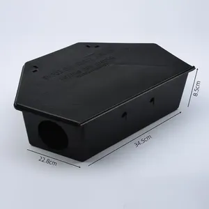 Lockable Plastic Rodent Killer Bait <strong>Block</strong> Stations Mouse Control <strong>Rat</strong> Box Outdoor Rodent Mice Bait Box - Product Image 2