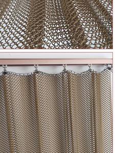 Dây thép không gỉ Rèm nhôm để trang trí nội thất cuộn dây kim loại cho trần trang trí nội thất kiến trúc - Product Image 6