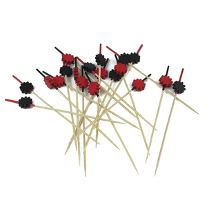 Décoration Colorée Naturelle Fleurs Perle Bambou <span class=keywords><strong>Pique</strong></span> <span class=keywords><strong>Brochette</strong></span> Bâton - Product Image 6