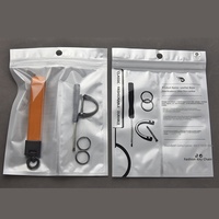 Porte-clés en cuir véritable pleine fleur tanné végétal, cordon pour clés de voiture, emballé individuellement, idéal pour les voyages d'affaires