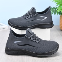 Baskets décontractées en microfibre unies pour hommes, grandes tailles, respirantes, semelle extérieure en PVC, printemps/automne, pour garder les pieds au chaud