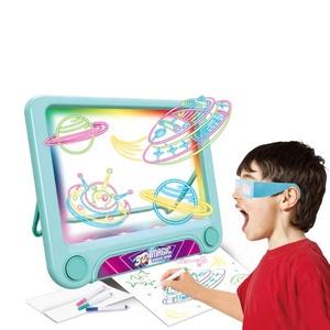 ของเล่นกระดานวาดรูปเพื่อการศึกษาของเด็กพร้อมแว่นตา3D - Product Image 1
