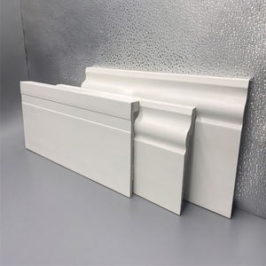 Lightweight PS Skirting Modern <strong>4</strong> <strong>Inch</strong> Simple Design Floor <strong>Baseboard</strong> for Easy Installation - Product Image 1