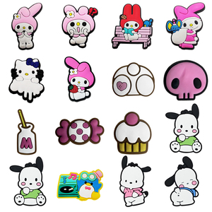 Venta al por mayor de abalorios para zapatos Sanrioed, hebilla extraíble, abalorios basura, bonitos dibujos animados para Niños, decoraciones para zapatos, accesorios para zuecos - Product Image 4
