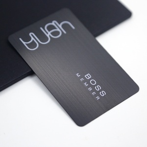 บัตรโลหะ RFID NFC สีดำเปล่าแบบอ่านได้สองด้านคุณภาพสูง - Product Image 5