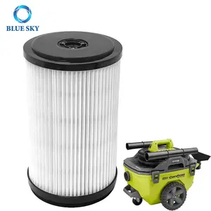 P770 Vacuum Filter Replacement For Ryobi 18-Volt ONE+ 6 Gal Cordless Wet Dry Vacuum Cleaner Part # 313052002