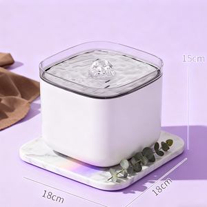 Venta al por mayor accesorios <span class=keywords><strong>para</strong></span> mascotas fuente dispensador automático inteligente PP perro gato comederos <span class=keywords><strong>de</strong></span> agua potable - Product Image 2