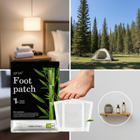 YIDA 20 Patchs Détoxifiants pour les Pieds aux Herbes, 20 Pièces par Boîte, Effets Apaisants, Certifiés ISO, Usage Externe, Durée de Conservation de 2 Ans