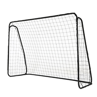 Portería de Fútbol Plegable de Acero/Hierro Resistente para Niños, Equipo de Entrenamiento al Aire Libre, 240x170x85CM