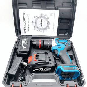 Lithium Electric Drill 21V 50Nm Brushless Motor Cordless <b>Power</b> <b>Tool</b> With Two Batteries And Charger - Product Image 3